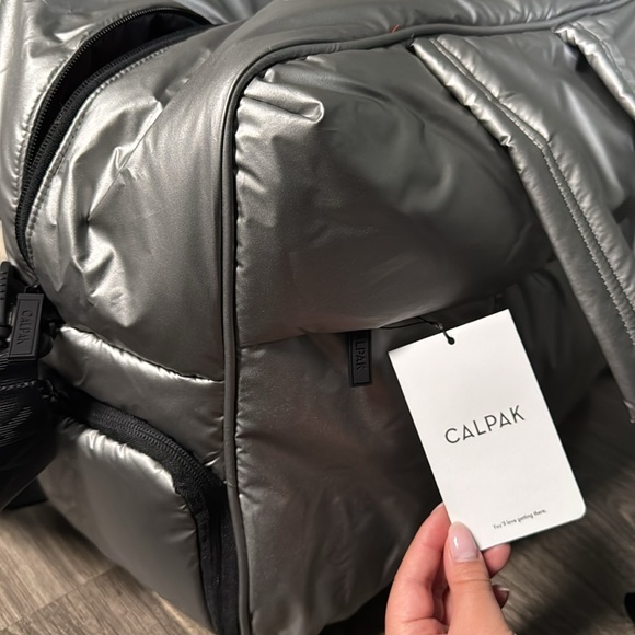 NWT CALPAK Luka LARGE Duffel in Gunmetal - Picture 8 of 8